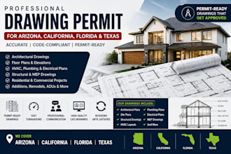 do drawing permit for arizona, california, florida and texas