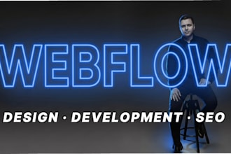 design and develop a webflow website