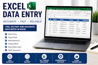 clean, format and organize excel data