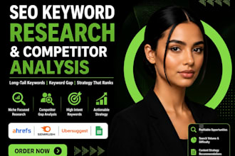 provide niche SEO research and competitor keyword analysis