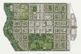 create city planning maps zoning maps urban layout plans and master plan