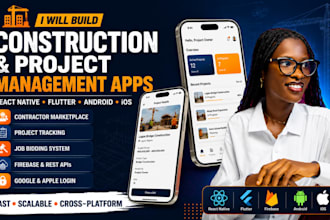build a construction or project management mobile app