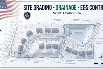 civil site grading and drainage plan, erosion sediment control north carolina