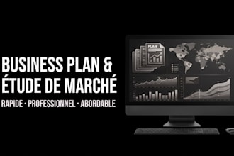 je rédige ton business plan et étude de marché rapidement