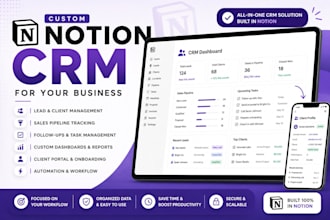 build a custom notion CRM for your business