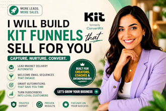 setup kit freebie funnel lead magnet landing page and email opt in automation