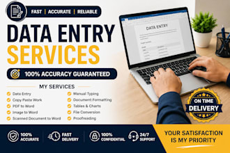 do a data entry