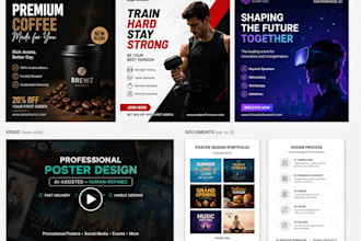 design modern promotional posters using ai