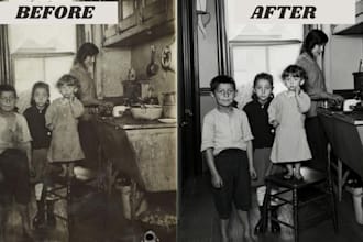 restore, enhance and upscale low quality images and photos