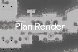 create professional architectural plan renders