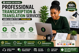 accurately transcribe and translate videos and audios