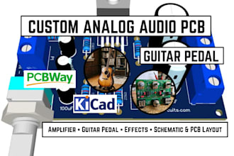 design analog audio pcb circuits amplifier guitar pedal effects