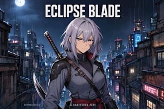 do anime manga comic book illustration or webtoon cover