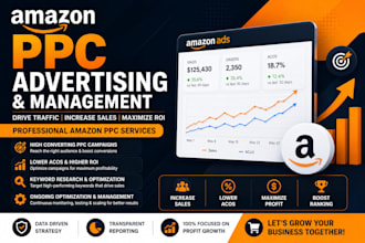 do amazon PPC advertising and management, amazon PPC campaign ads, amazon ads