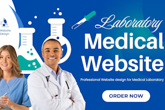 build a medical laboratory website for diagnostic and testing services