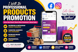 do professional facebook and instagram product promotion