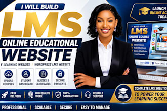 build wordpress lms website with learndash tutorlms, talentlms, buddyboss