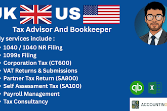 do UK and US ct600 and 1099 tax filing