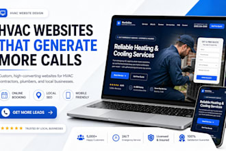 build an hvac website that gets more bookings
