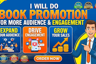 do book promotion for more audience and engagement