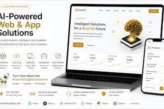 ai website,ai web application,ai software as full stack website deve