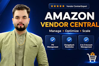 manage and grow your amazon vendor central account professionally