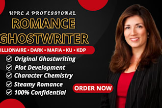 ghostwrite steamy billionaira dark mafia romance novel for ku and KDP