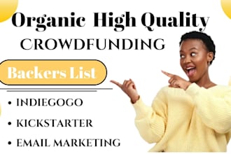 generate responsive backers list for kickstarter indiegogo crowdfunding campaign