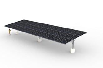 do 3d cad design and fea structural analysis for solar mounting systems,
