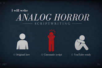write an analog horror script for youtube