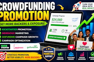 promote and optimize your crowdfunding campaign for more backers