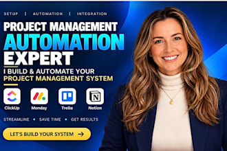 set up trello board automation monday project management clickup workflow notion