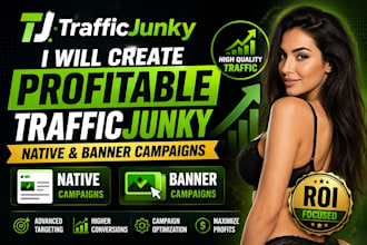 create profitable trafficjunky native and banner campaigns