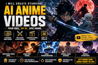 ai anime video ai anime music video anime animation anime fights