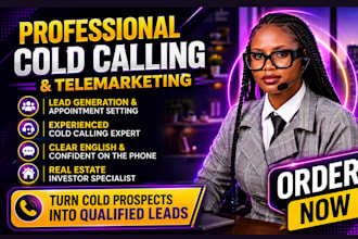 do cold calling, appointment settings and lead generation