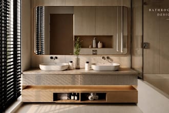 create photorealistic 3d bathroom renders