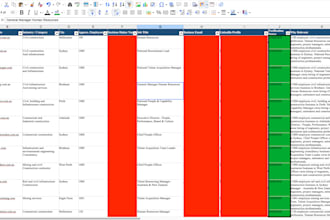 find recruitment leads and HR decision makers