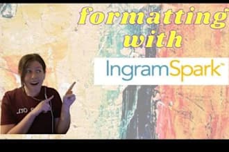 format your book for ingramspark hardcover and paperback