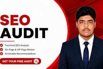 technical SEO audit, competitor analysis and action plan