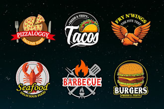 design a luxury restaurant, cafe, and food logo