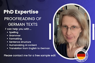 evaluate ai generated german content