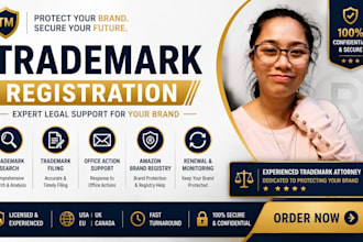 help with trademark registration in the USA, UK, eu and canada trademark search