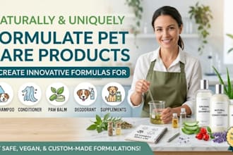 formulate pet care products formula naturally and uniquely