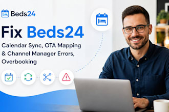 fix beds24 calendar sync, ota mapping, channel manager errors, and overbookings