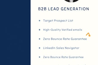 do b2b lead generation and targeted email list building
