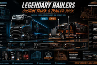 build custom ets2 ats truck and trailer packs