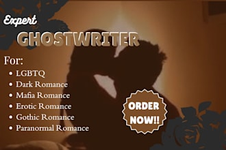 ghostwrite dark romance, mafia romance, paranormal romance, lqbtq, erotic story