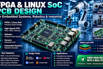 design schematic and pcb for fpga, linux soc, and carrier board development