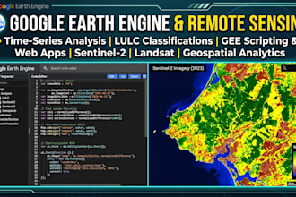 perform remote sensing analysis and gee scripting