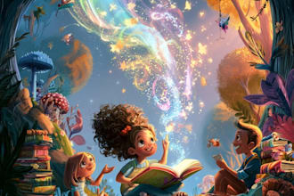 children story book illustration children story children